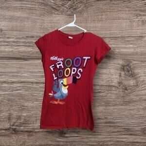 Alstyle red Froot Loops t-shirt. Medium